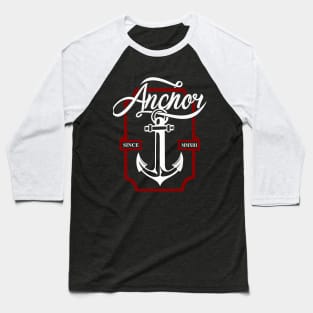 Anchor Vintage Artwork Baseball T-Shirt